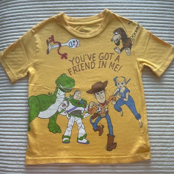 Disney Pixar Other - Disney Pixar Yellow Toy Story Graphic T-Shirt in Size 5T